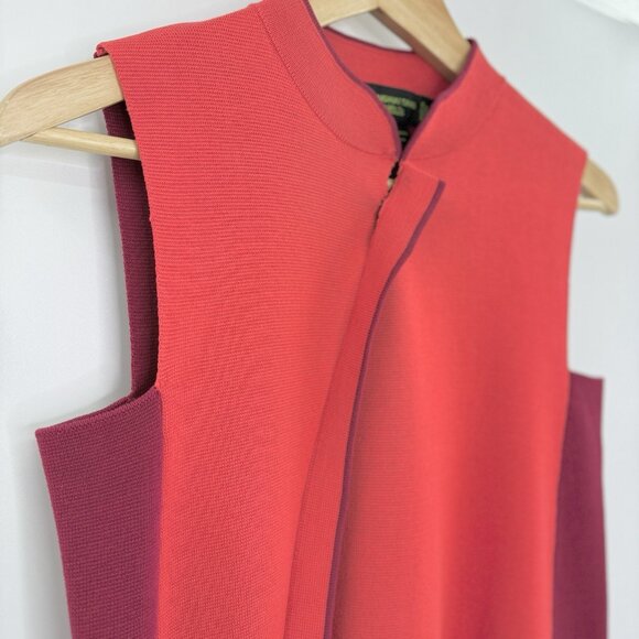 Shanghai Tang Mulberry Silk‎ & Cotton Mandarin Collar Knit Sweater Blouse Size M - Picture 7 of 14